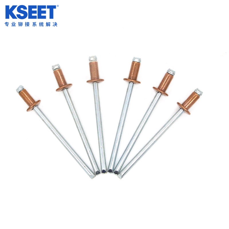 开口圆头铜拉铆钉